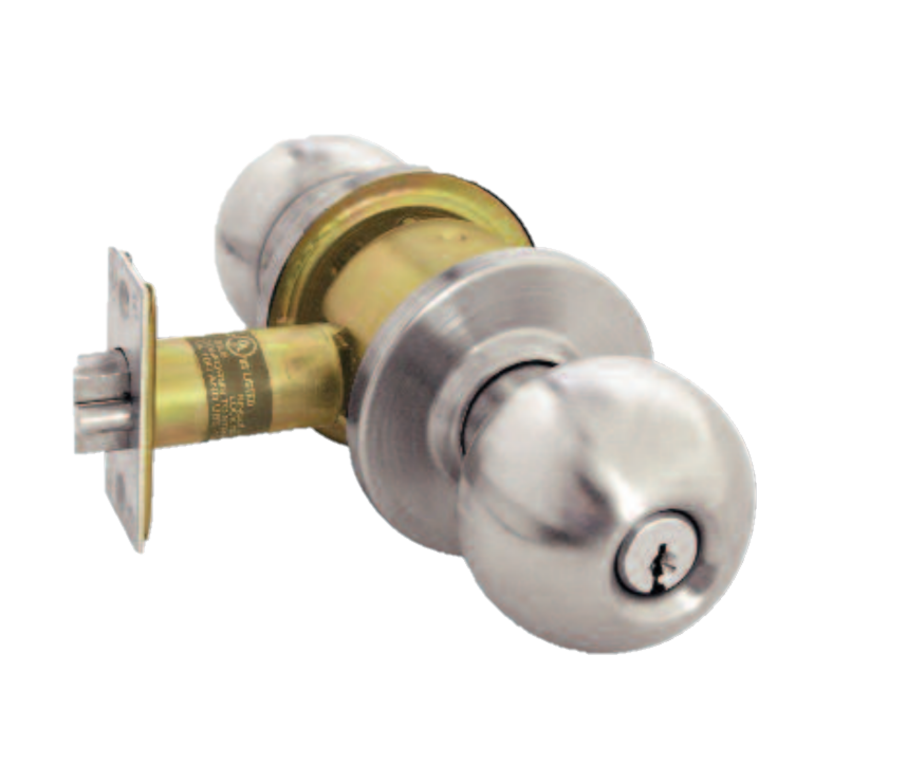 ARROW RK12 STOREROOM CYLINDRICAL KNOB LOCK (STAINLESS STEEL)