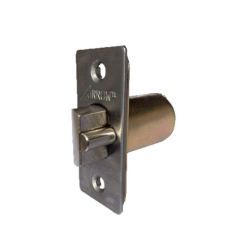 ARROW - R70 CYLINDRICAL LOCKSET DEADLATCH 2 3/8", SQUARE CORNER (STAINLESS STEEL)