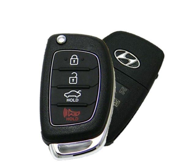 2015-2017 HYUNDAI SONATA REMOTE FLIP KEY 4B TRUNK PN 95430-C1010