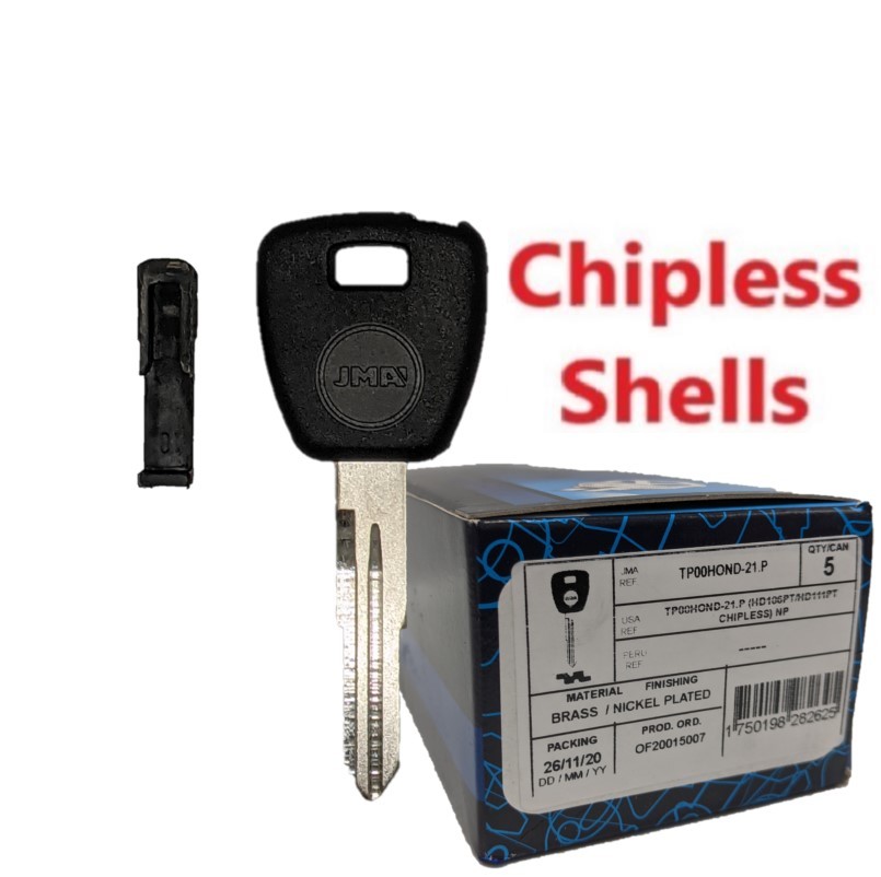 (BOX OF 5) JMA HD106PT / HD111PT KEY SHELL FOR HONDA
