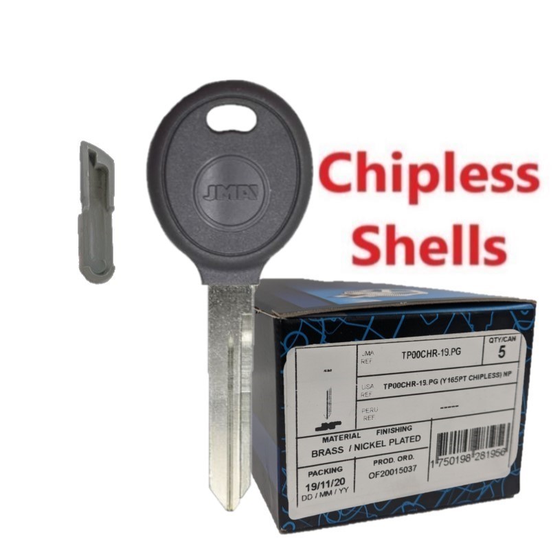 (BOX OF 5) JMA - Y162 / Y165 / MIT6 KEY SHELL FOR CHRYSLER