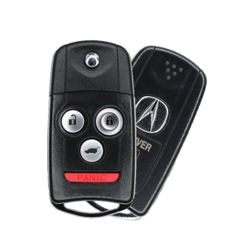 2007-2013 ACURA MDX 4 BUTTON REMOTE FLIP KEY - PN 35111-STX-326 (DRIVER 1)