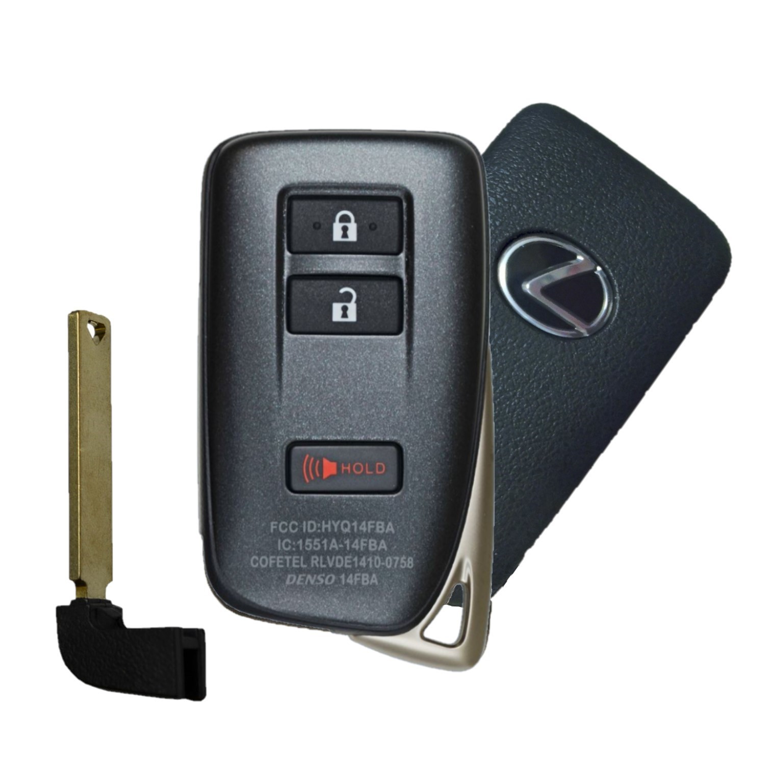 2015-2019 LEXUS 3 BUTTON SMART KEY (AG BOARD - 2110) PN 89904-78460