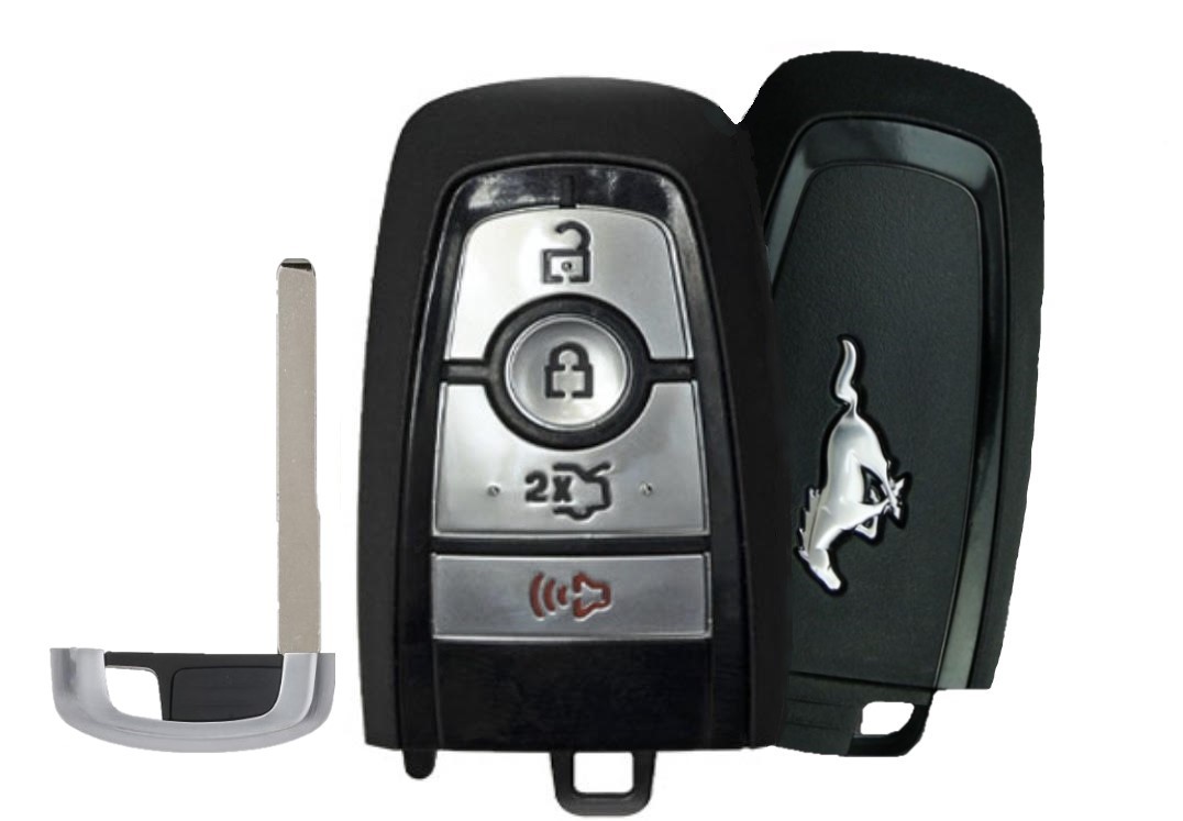 2017-2018 FORD MUSTANG SMART KEY 4 BUTTON  / TRUNK - PN JR3T-15K601-AB
