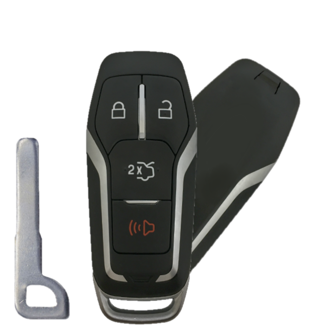 2015-2017 FORD FUSION 1 WAY SMART KEY 4 BUTTON TRUNK PN 164-R8109