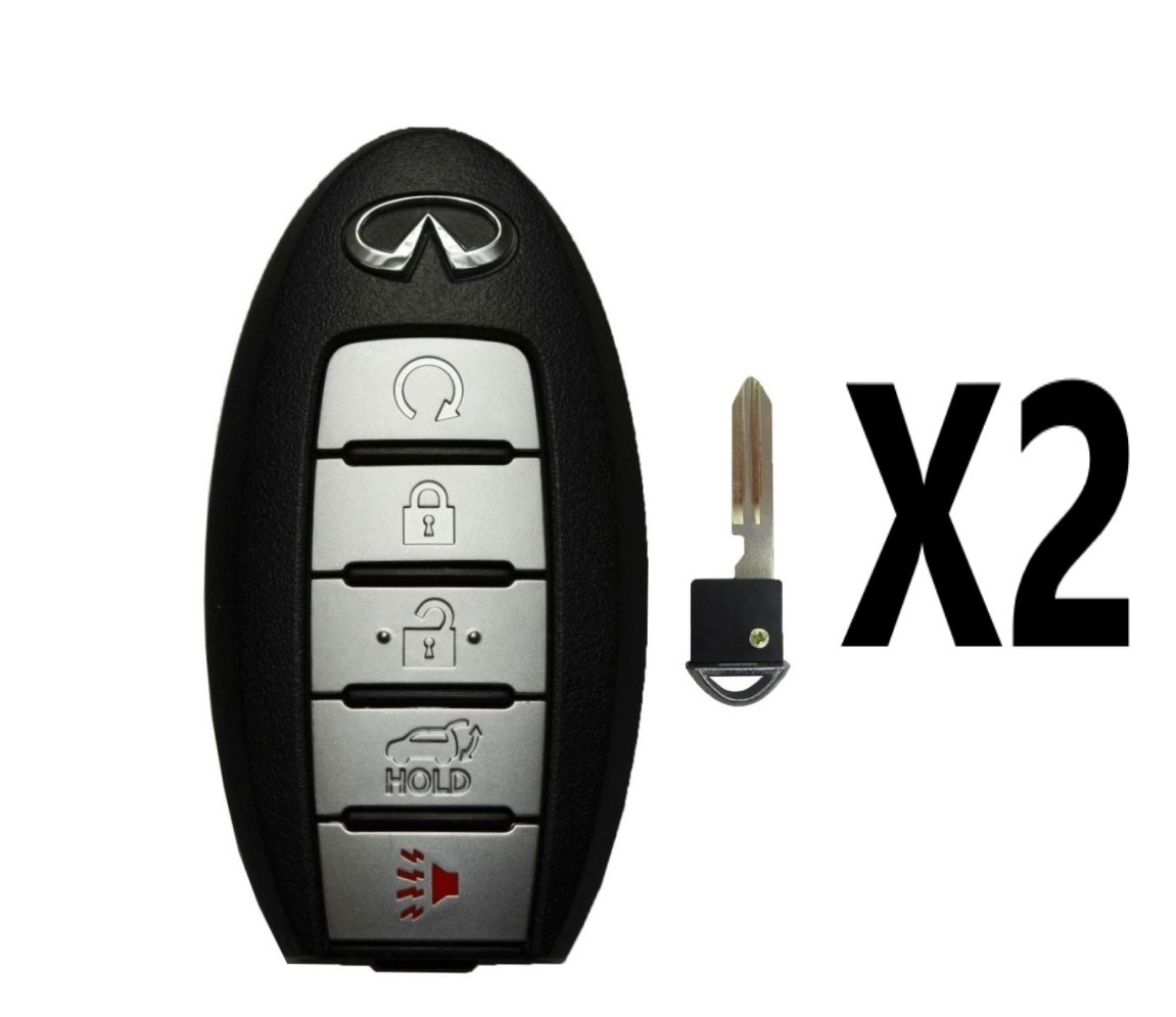 (2 PACK) 2019 INFINTI QX50 5B SMART KEY, REMOTE START, HATCH - PN 285E3-5NA7A