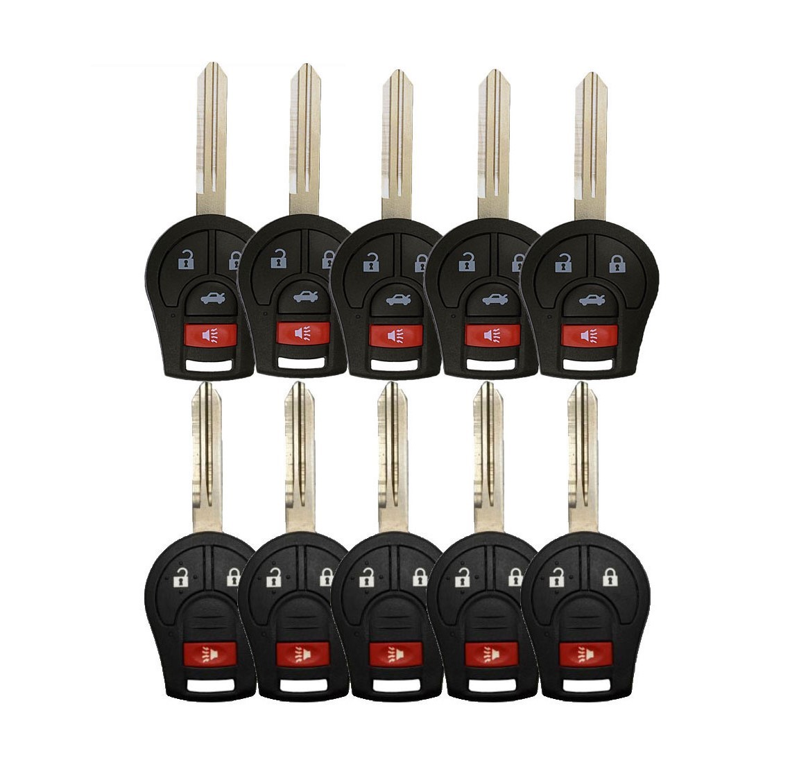 (10 PACK) NISSAN REMOTE HEAD KEY SPECIAL PRICE