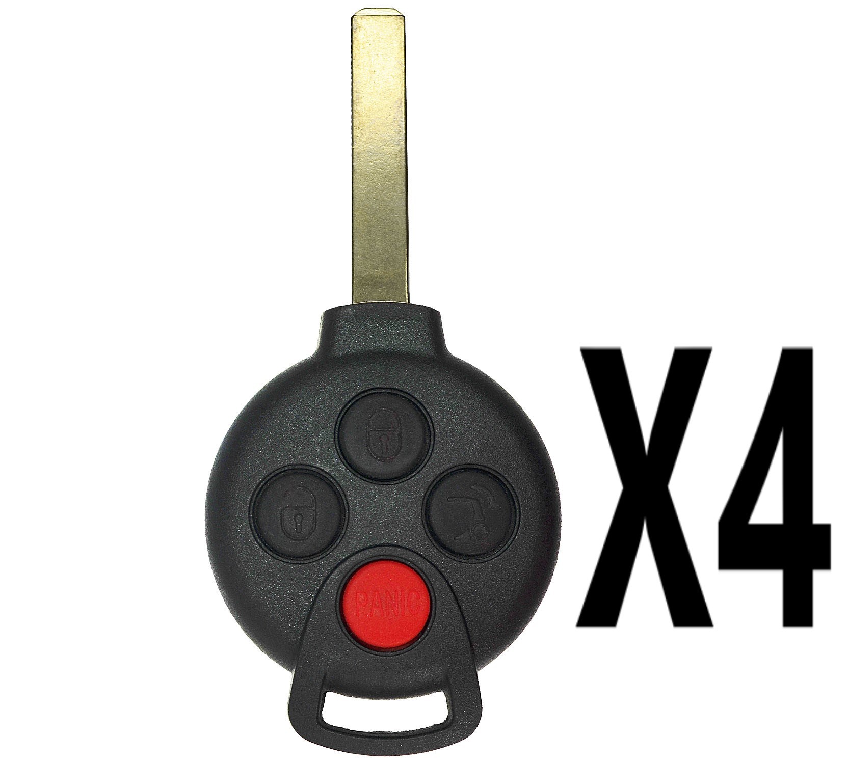 (4 PACK) SMART 2008-2015 FORTWO REMOTE HEAD KEY 4B SPECIAL PRICE