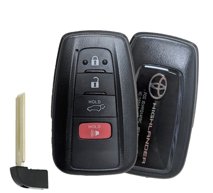 2020 TOYOTA HIGHLANDER 4 BUTTON SMART KEY HATCH - PN 8990H-0E020