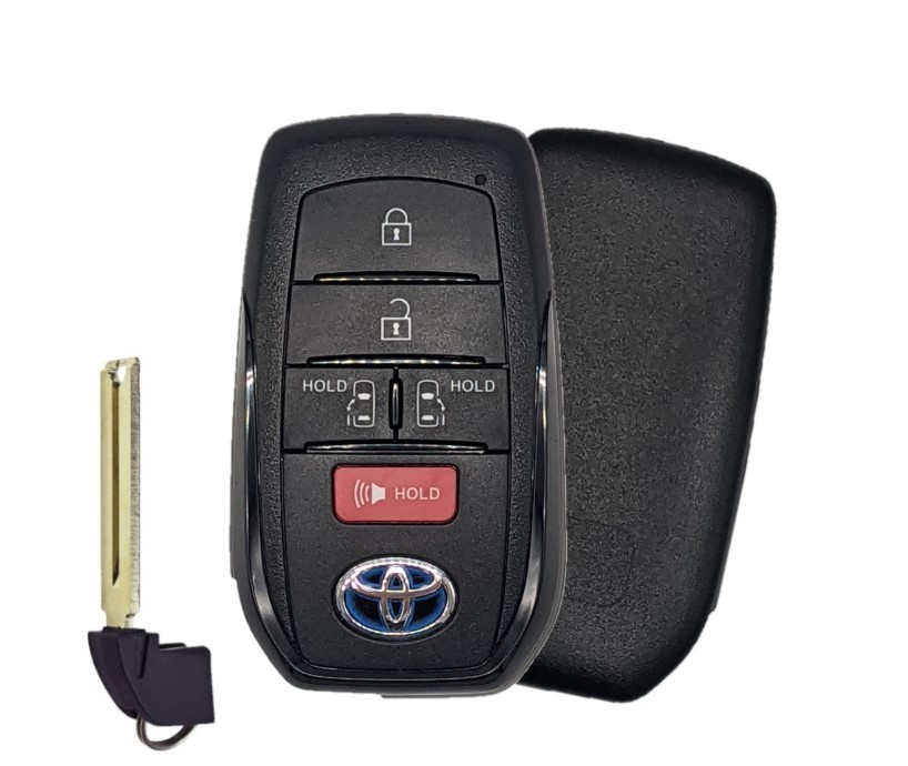 2021 TOYOTA SIENNA 5 BUTTON SMART KEY AUTO DOORS - PN 8990H-08020 (BLUE LOGO)