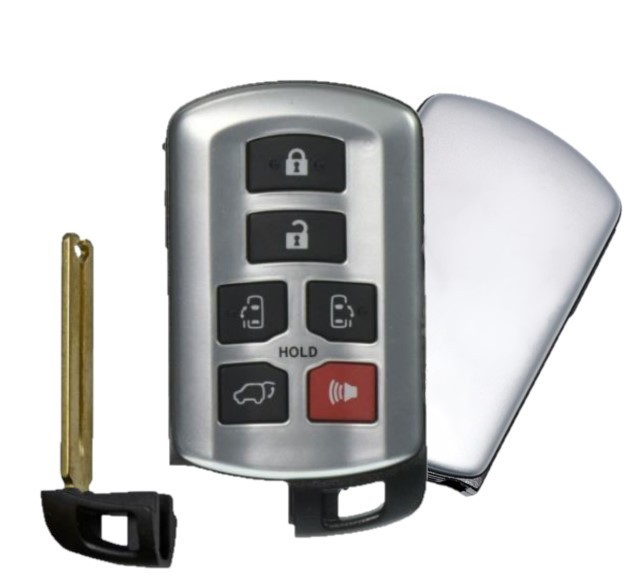 REPLACEMENT 2011-2020 TOYOTA SIENNA PROXIMITY SMART KEY 6 BUTTON PN 89904-08010