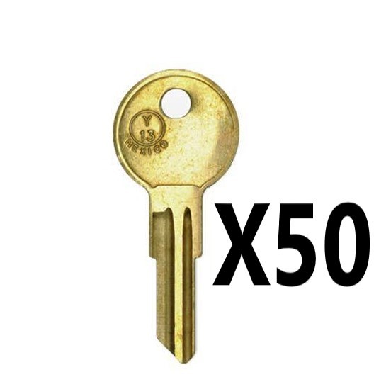 (50 PACK) JMA - Y13 YALE 5 WAFER CABINET KEY YA-44E