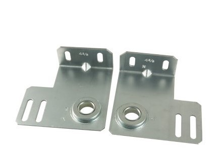 (2 PIECES) COMMERCIAL END BEARING PLATES - 4-3/8" HEAVY DUTY