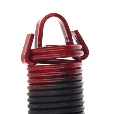 7' HIGH DOOR (25-42) .2437 - 1.919 - 25 CLIPPED EXTENSION SPRING (PULLS 250 LBS - RED)