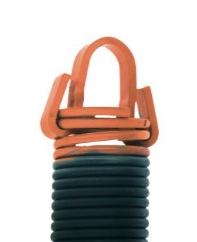 7' HIGH DOOR (25-42) .2500 - 1.919 - 25 CLIPPED EXTENSION SPRING (PULLS 270 LBS - ORANGE)