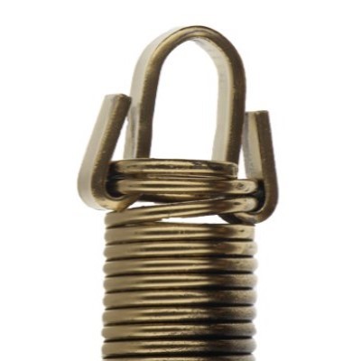 7' HIGH DOOR (25-42) .2625 - 2.09 - 25 CLIPPED EXTENSION SPRING (PULLS 280 LBS - GOLD)