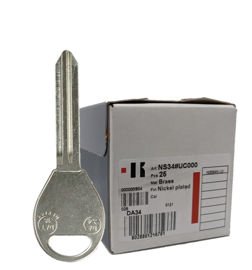 (BOX OF 25) DA34 MECHANICAL KEY