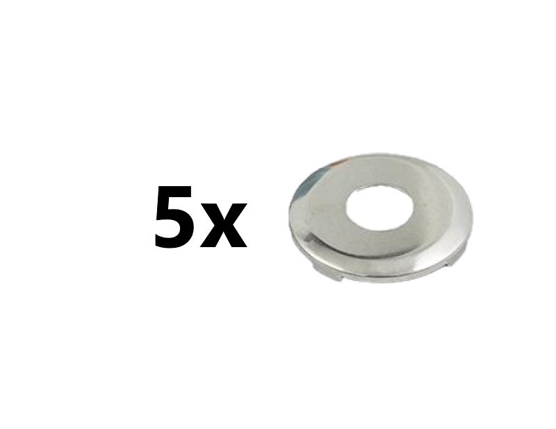 (5 PACK) ASP P-44-217 CHRYSLER LARGE CHROME DOOR/TRUNK CAP