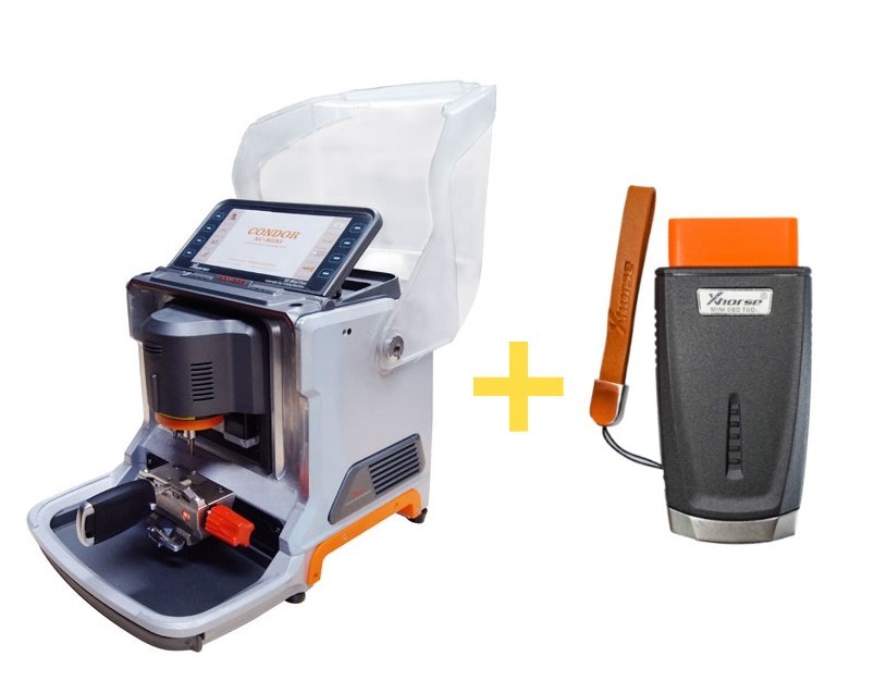 XHORSE CONDOR XC-MINI PLUS MASTER SERIES AUTOMATIC KEY CUTTING MACHINE + VVDI KEY TOOL 