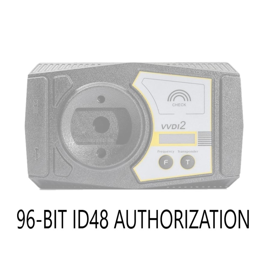 XHORSE VVDI2 / KEY TOOL AUTHORIZATION: 96-BIT ID48