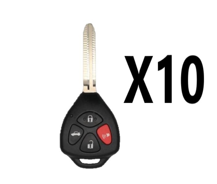 (10 PACK) XHORSE TOYOTA STYLE - 4B UNIVERSAL REMOTE FOR VVDI KEY TOOL (WIRED)