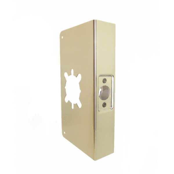 DON-JO 12-2CW CLASSIC WRAP AROUND PLATE (BRIGHT BRASS)