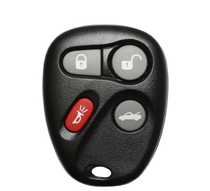 2003-2006 CHEVROLET SSR 4 BUTTON KEYLESS ENTRY REMOTE 