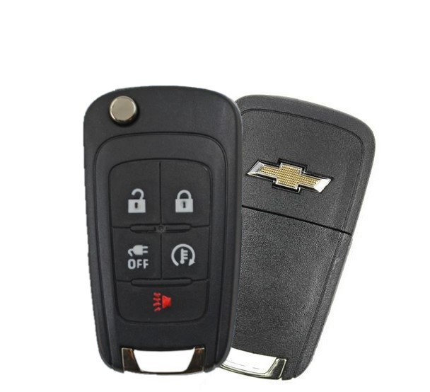 2014-2016 CHEVROLET SPARK 5 BUTTON REMOTE FLIP KEY - PN 94543206