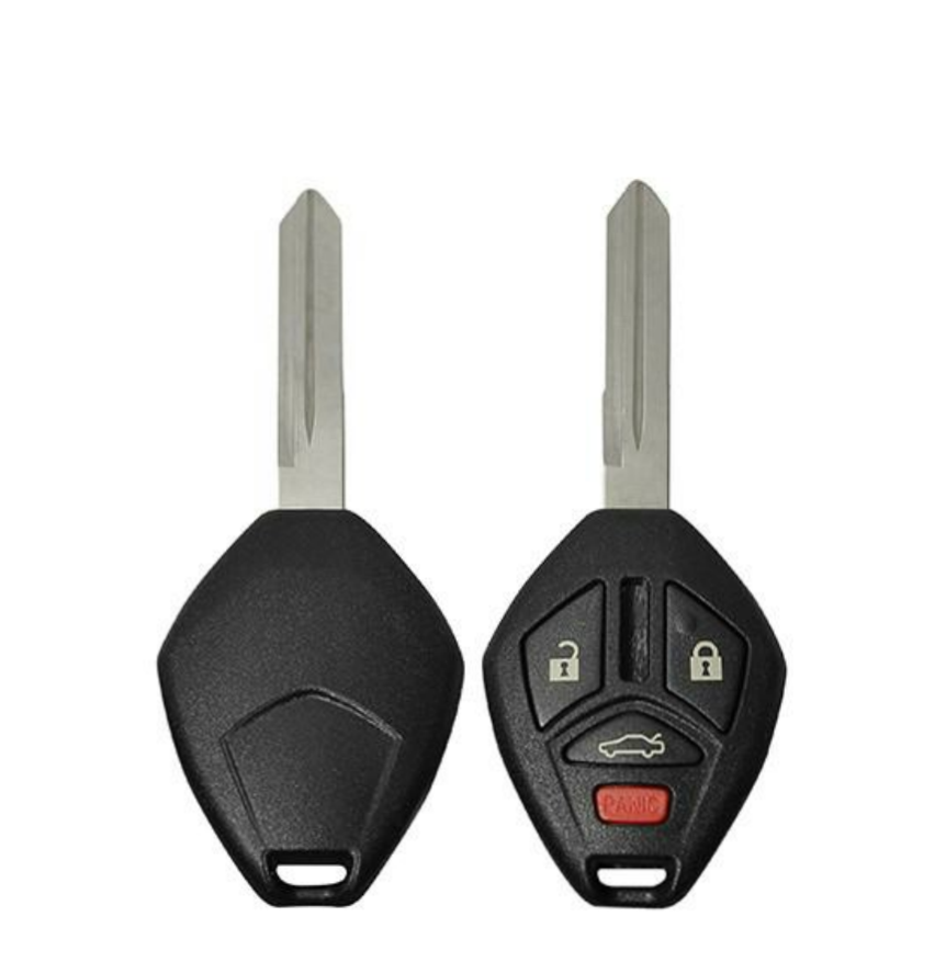 DURASHELL MITSUBISHI 4 BUTTON REMOTE HEAD KEY SHELL 