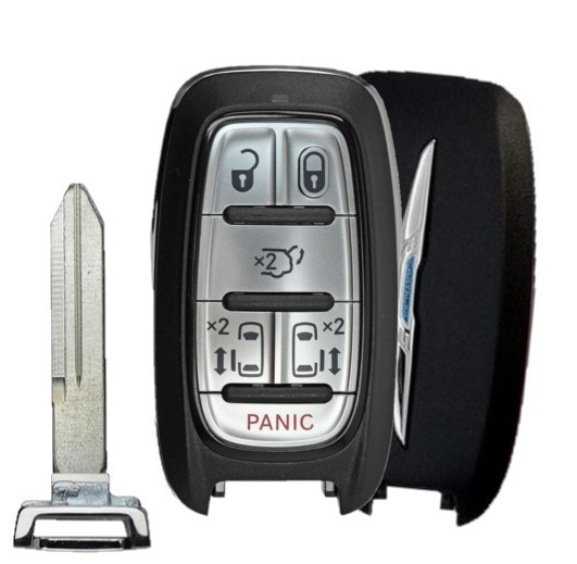 2017-2020 CHRYSLER PACIFICA 6 BUTTON PROXIMITY SMART KEY  (WITHOUT KEY SENSE) PN 68241532AC