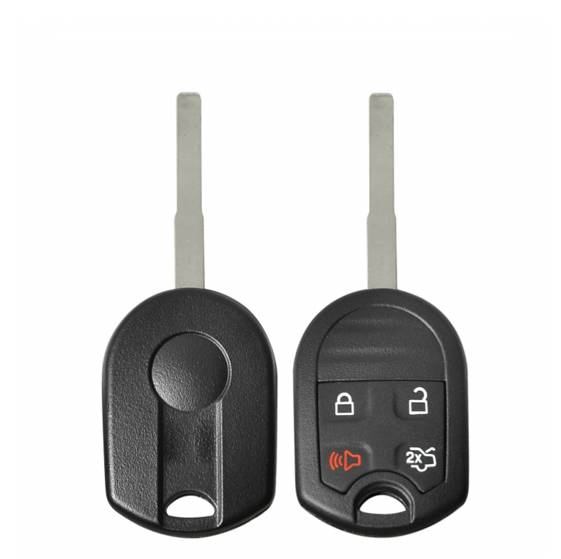 DURASHELL FORD 4 BUTTON REMOTE HEAD KEY SHELL