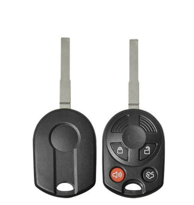 DURASHELL FORD 4 BUTTON REMOTE HEAD KEY SHELL