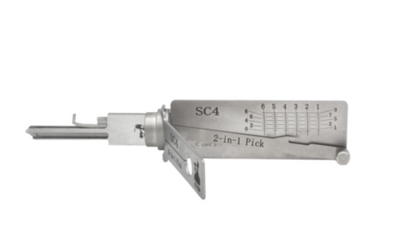 ORIGINAL LISHI 2-IN-1 TOOL SC4 FOR SCHLAGE LOCKS