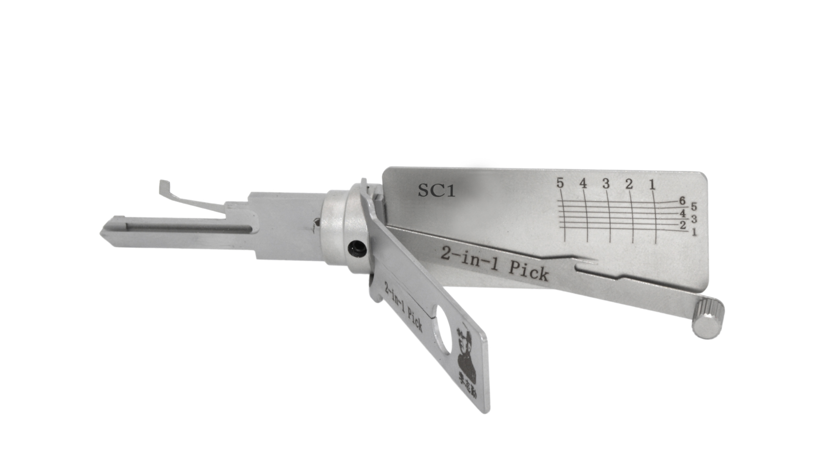 ORIGINAL LISHI – SC1 – 5-PIN – SCHLAGE KEYWAY TOOL – 2-IN-1 PICK – ANTI GIARE
