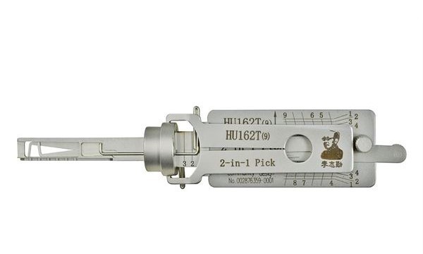 ORIGINAL LISHI HU162 9-CUT AUDI VOLKSWAGEN 2-IN-1 PICK - DOOR / TRUNK