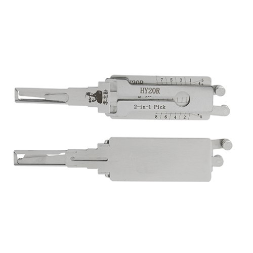 ORIGINAL LISHI HY18R HY20R KIA HYUNDAI 2-IN-1 PICK - DOOR/TRUNK