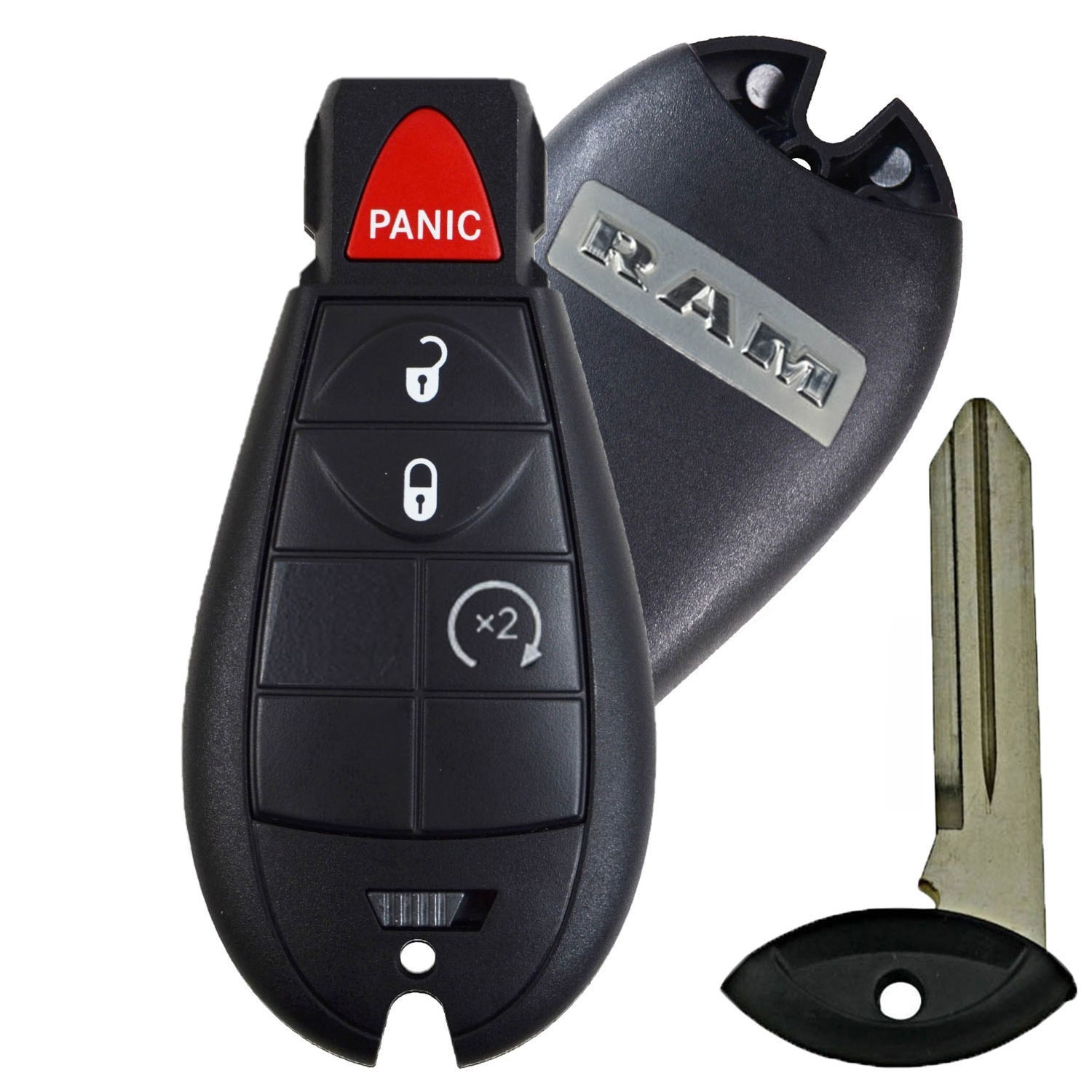 2013-2021 DODGE RAM 4B FOBIK KEY REMOTE START - PN 68508721AA