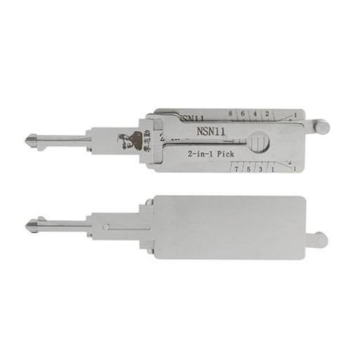 ORIGINAL LISHI NSN11 NISSAN 8-CUT 2-IN-1 PICK - IGNITION / DOOR / TRUNK