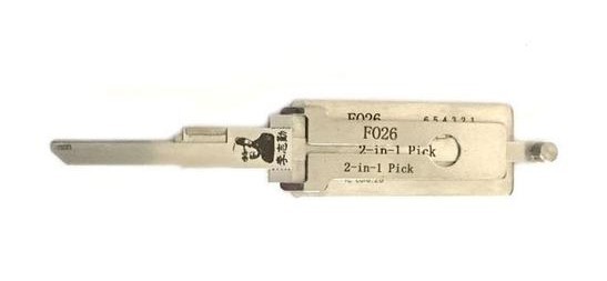 ORIGINAL LISHI H60 / FO26 FOR FORD FROM 1990 10-CUT 2-IN-1 PICK DOOR/TRUNK - ANTI GLARE