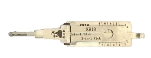 ORIGINAL LISHI KW18 / KA33 FOR KAWASAKI BIKES 2-IN-1 PICK DOOR/TRUNK - ANTI GLARE