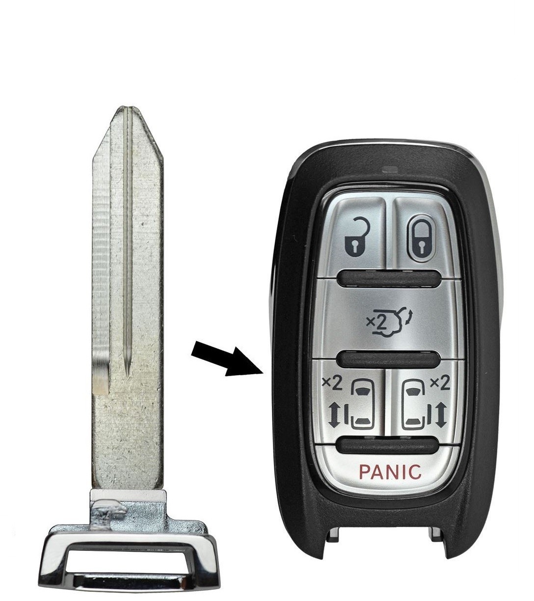 EMERGENCY KEY FOR CHRYSLER PACIFICA PROXIMITY SMART KEY M3N-97395900