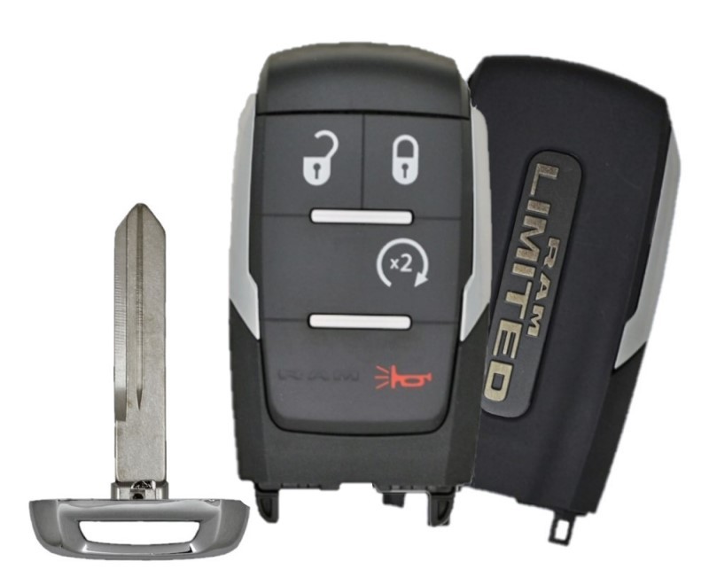 2019-2020 DODGE RAM 4 BUTTON SMART KEY PN 68376346AC