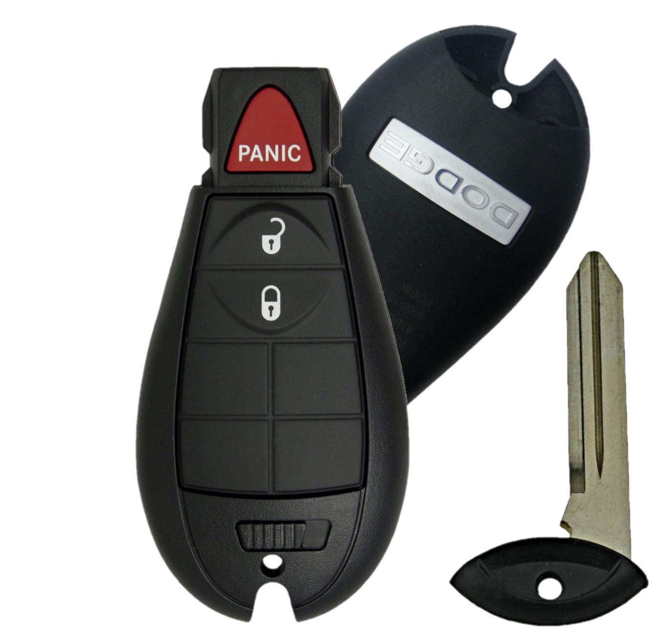 2008-2020 DODGE 3 BUTTON FOBIK KEY - PN 56046707AG / 05026542AI