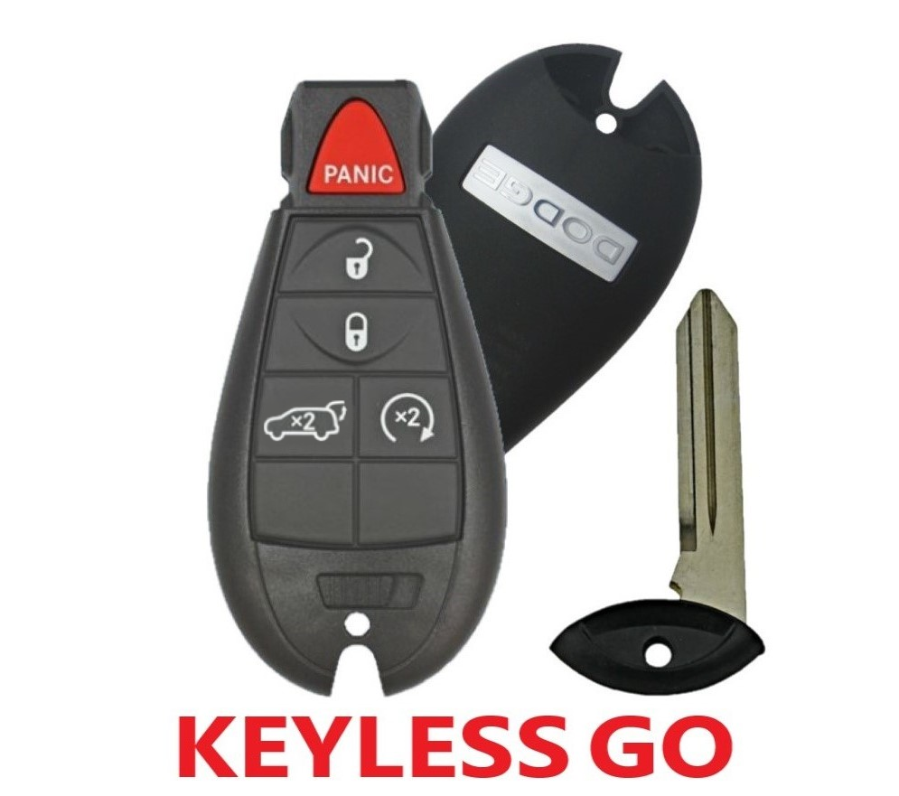 DODGE KEYLESS ENTER-N-GO PROXIMITY FOBIK 2011-2013 DODGE DURANGO 5 BUTTON HATCH / REMOTE START - PN 05026538AK