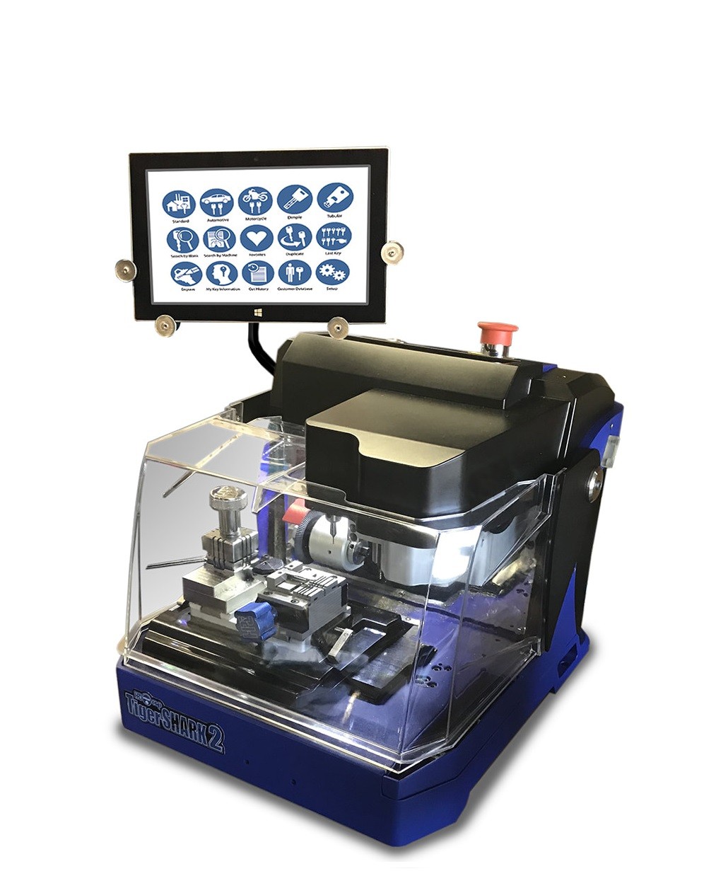 HPC TIGERSHARK2 AUTOMATIC CODE CUTTING MACHINE / MEDECO ANGLE / FLAT / LASER / DIMPLE / TUBULAR CUTS 