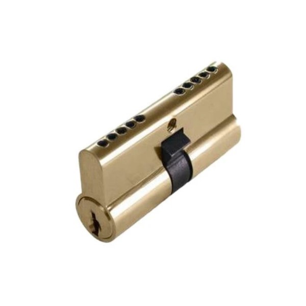 GMS PROFILE CYLINDER DOUBLE SIDED - SC1 - US3 - POLISHED BRASS