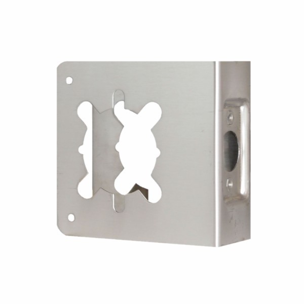 DON-JO 81-2CW WRAP AROUND PLATE FOR USE WITH GRADE 1 & 2 KEY-IN-LEVERS (SATIN STAINLESS STEEL)