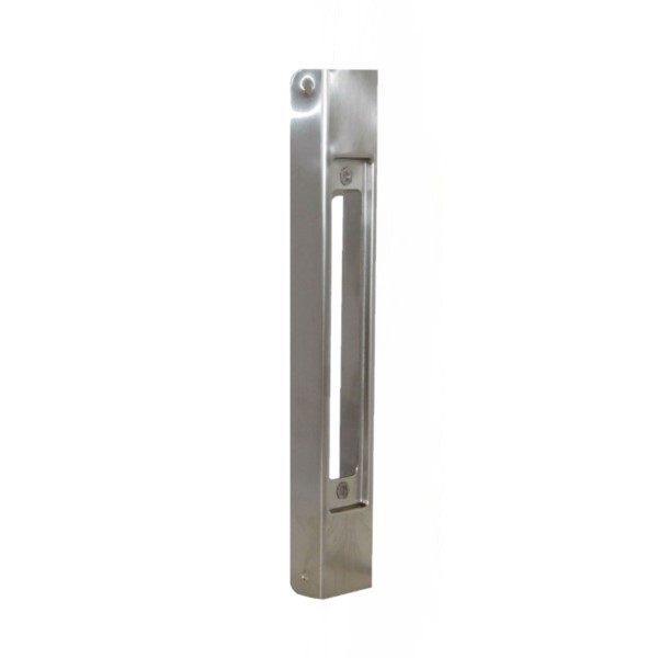DON-JO REINFORCER FOR DEADBOLTS AND KEY-IN-KNOB LOCKS (STAINLESS STEEL)