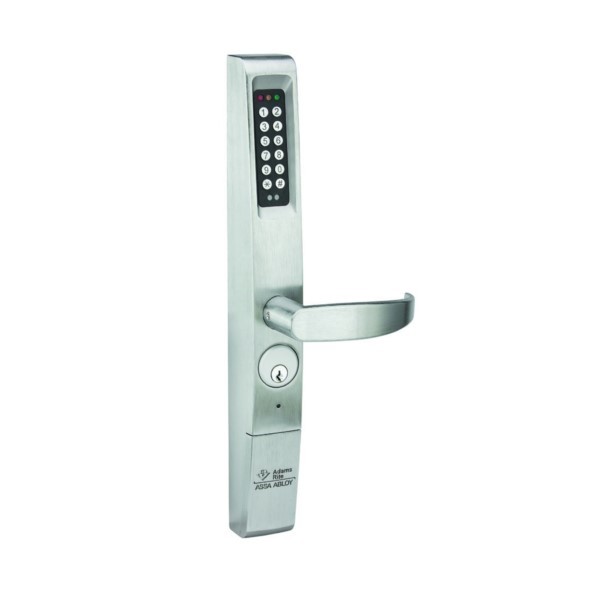 ADAMS RITE 3090-01-626 EFORCE 150 KEYLESS ENTRY TRIM FOR ADAMS RITE LATCHES & EXIT DEVICES - SATIN CHROME