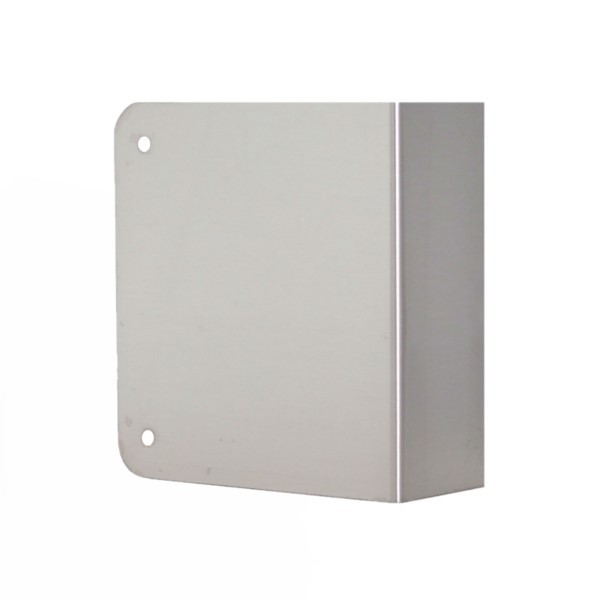 DON-JO 70CW BLANK WRAP AROUND PLATE WITH TRIM SCREWS (SATIN STAINLESS STEEL)